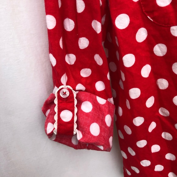 $ drop! Victoria’s Secret PolkaDot Pajama Top S/P - Picture 3 of 6
